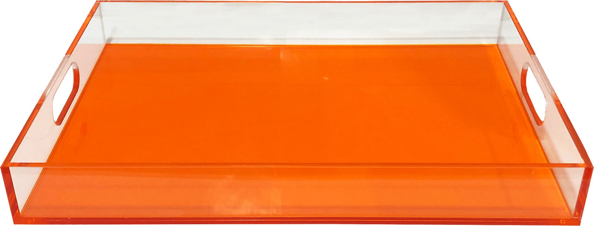 Roseware Neon Orange Tray - Image 1