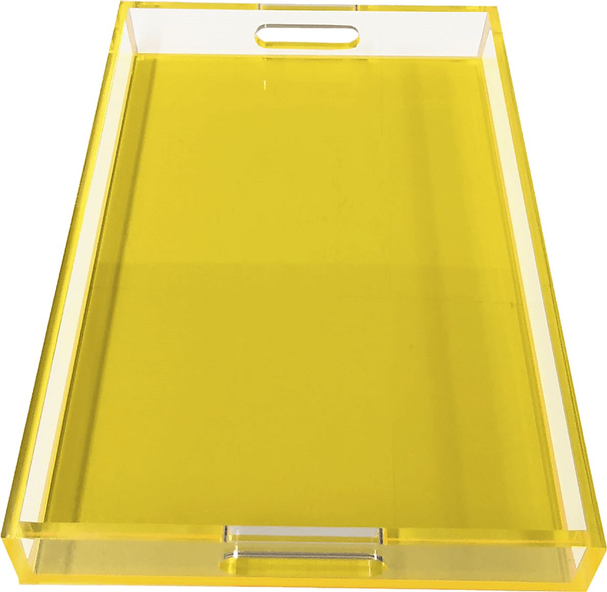 Roseware Yellow Tray - Rooms To Go