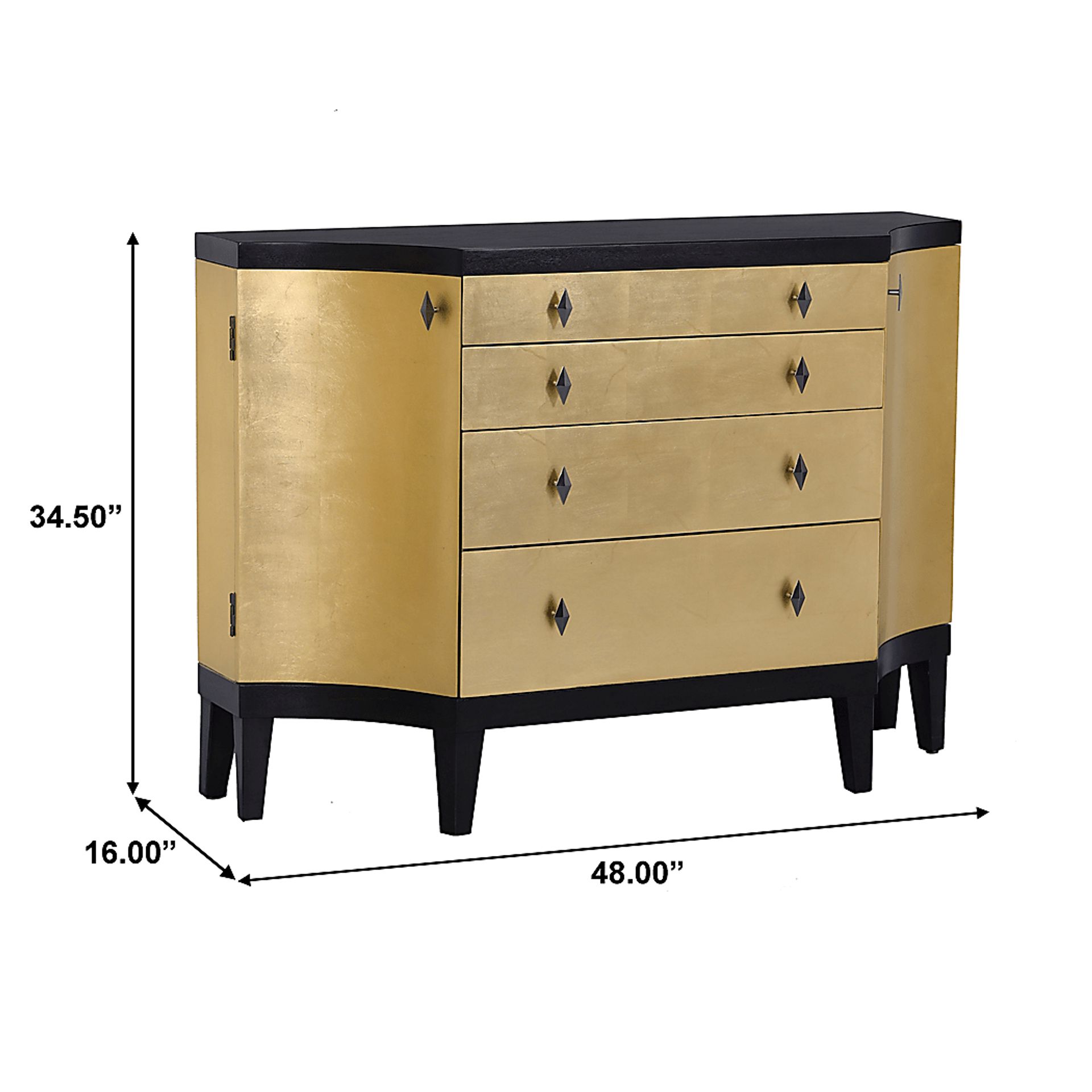 Rosewedge Gold 48 in. Console - Image 9
