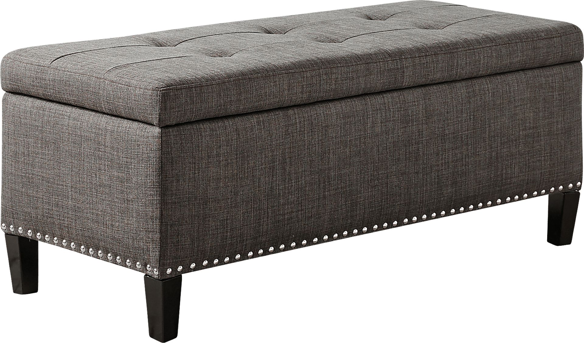 Rosewin Charcoal Accent Bench - Image 1