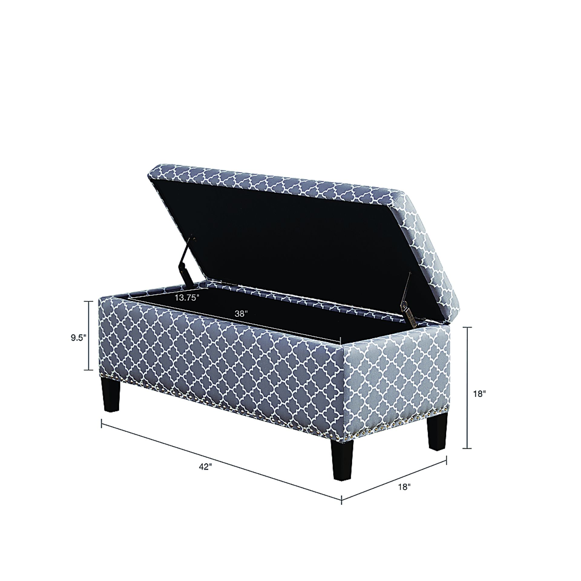 Rosewin Gray Accent Bench - Image 6