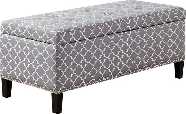Rosewin Gray Accent Bench