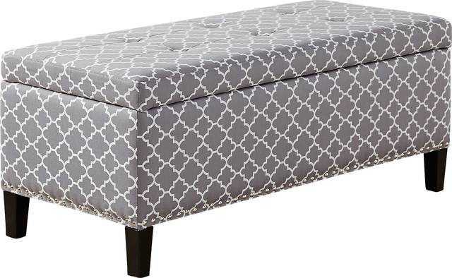Rosewin Gray Accent Bench - Thumbnail - Image 1
