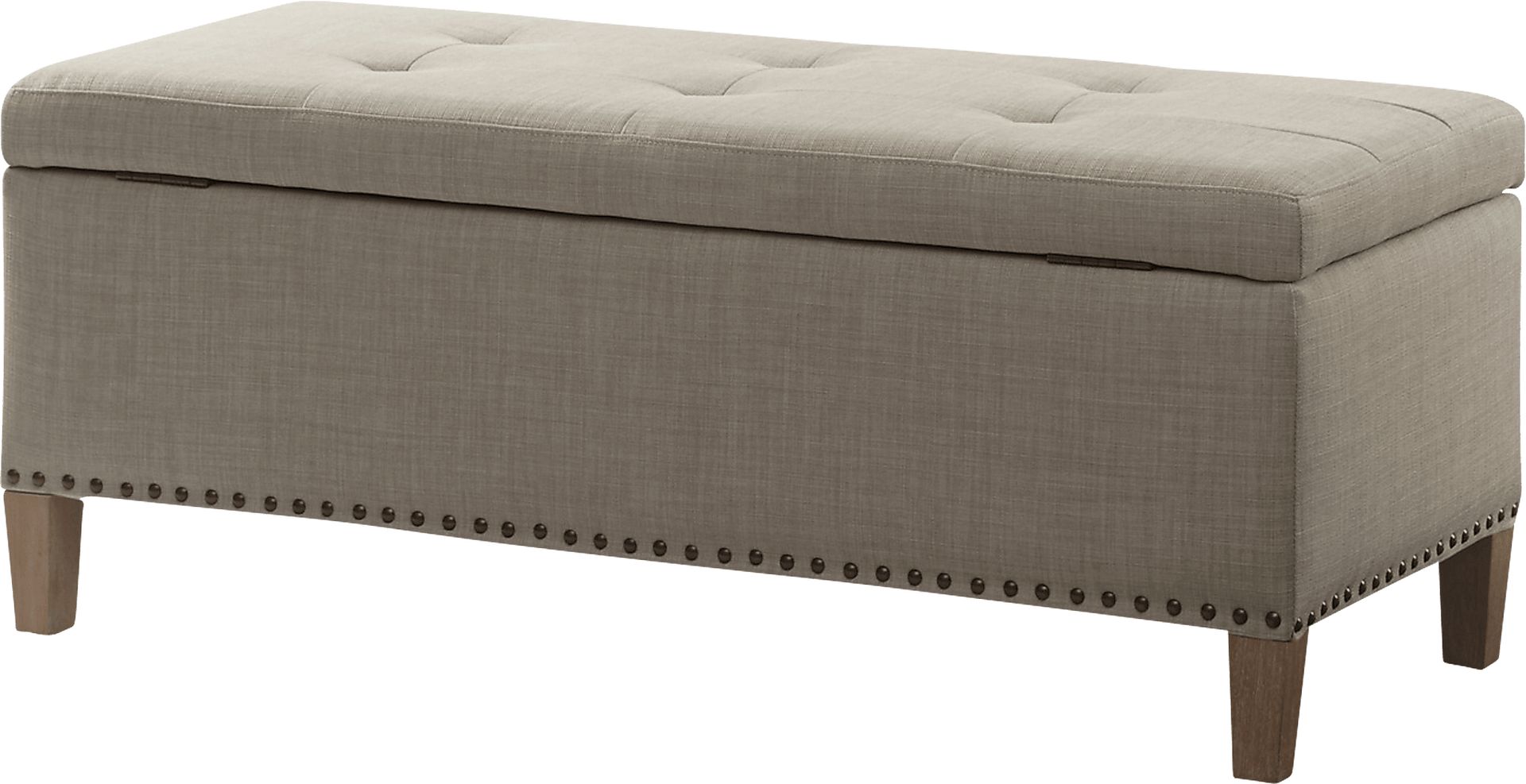 Rosewin Taupe Accent Bench - Image 4