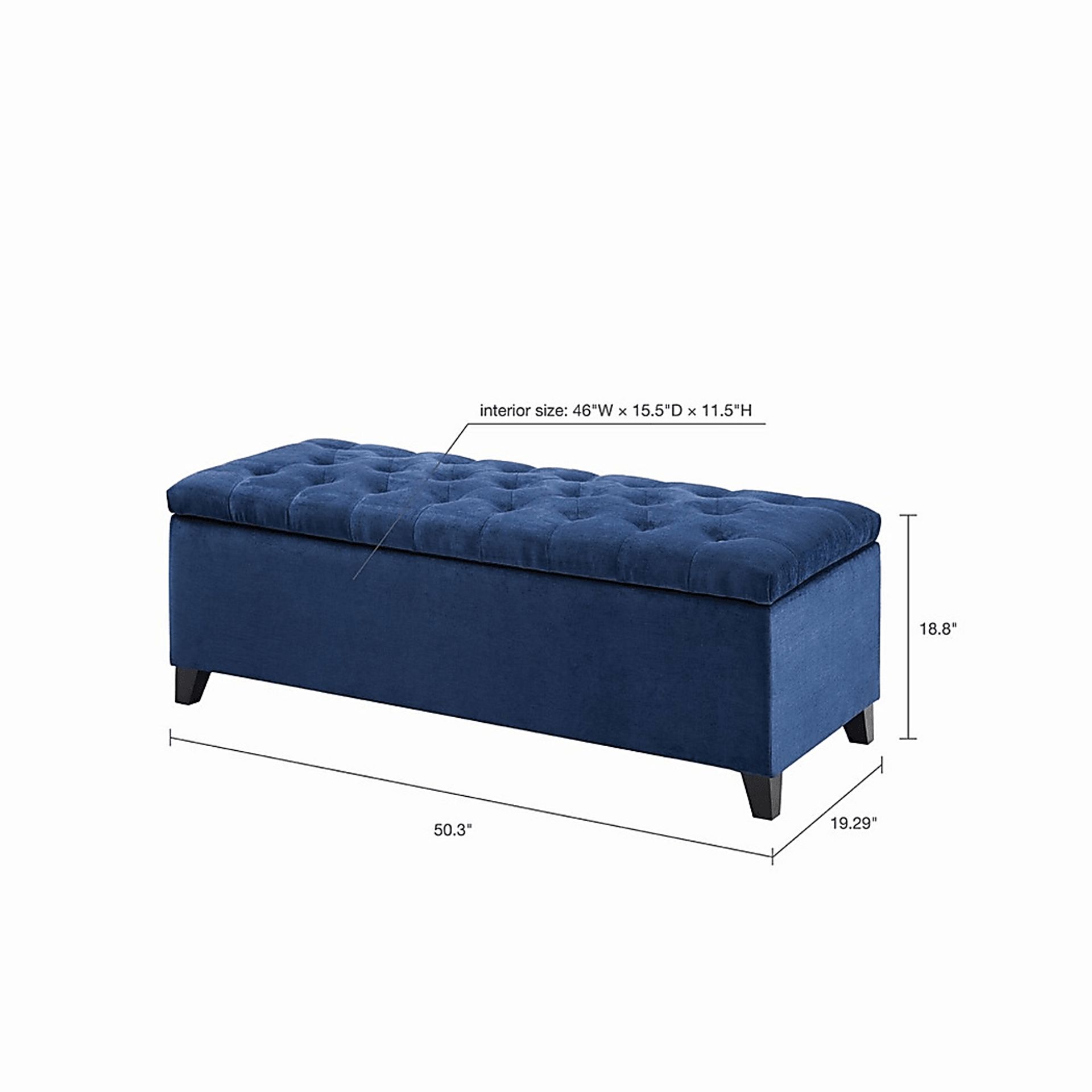Rosewings Navy Accent Bench - Image 5
