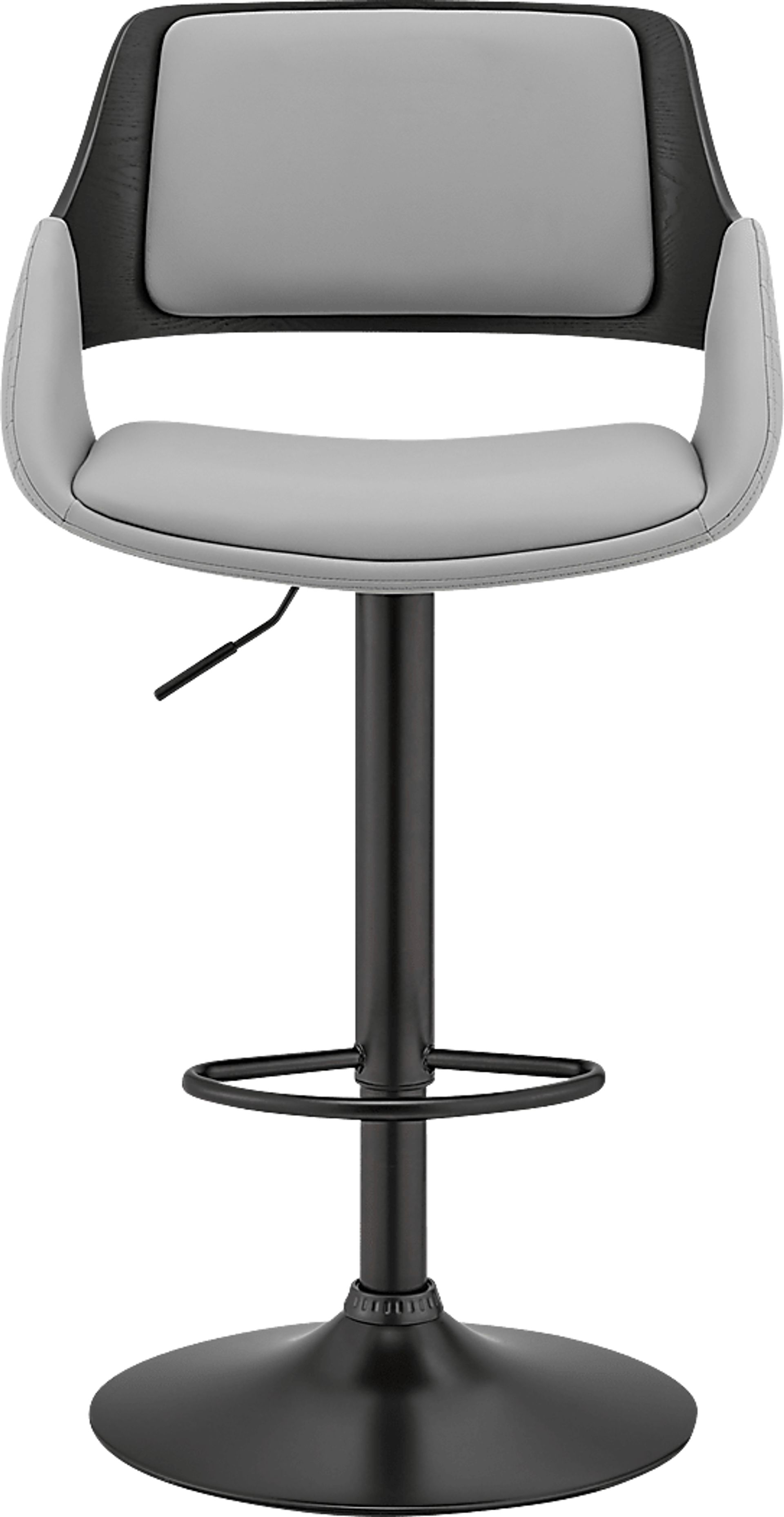 Roshana Gray Adjustable Barstool - Image 3