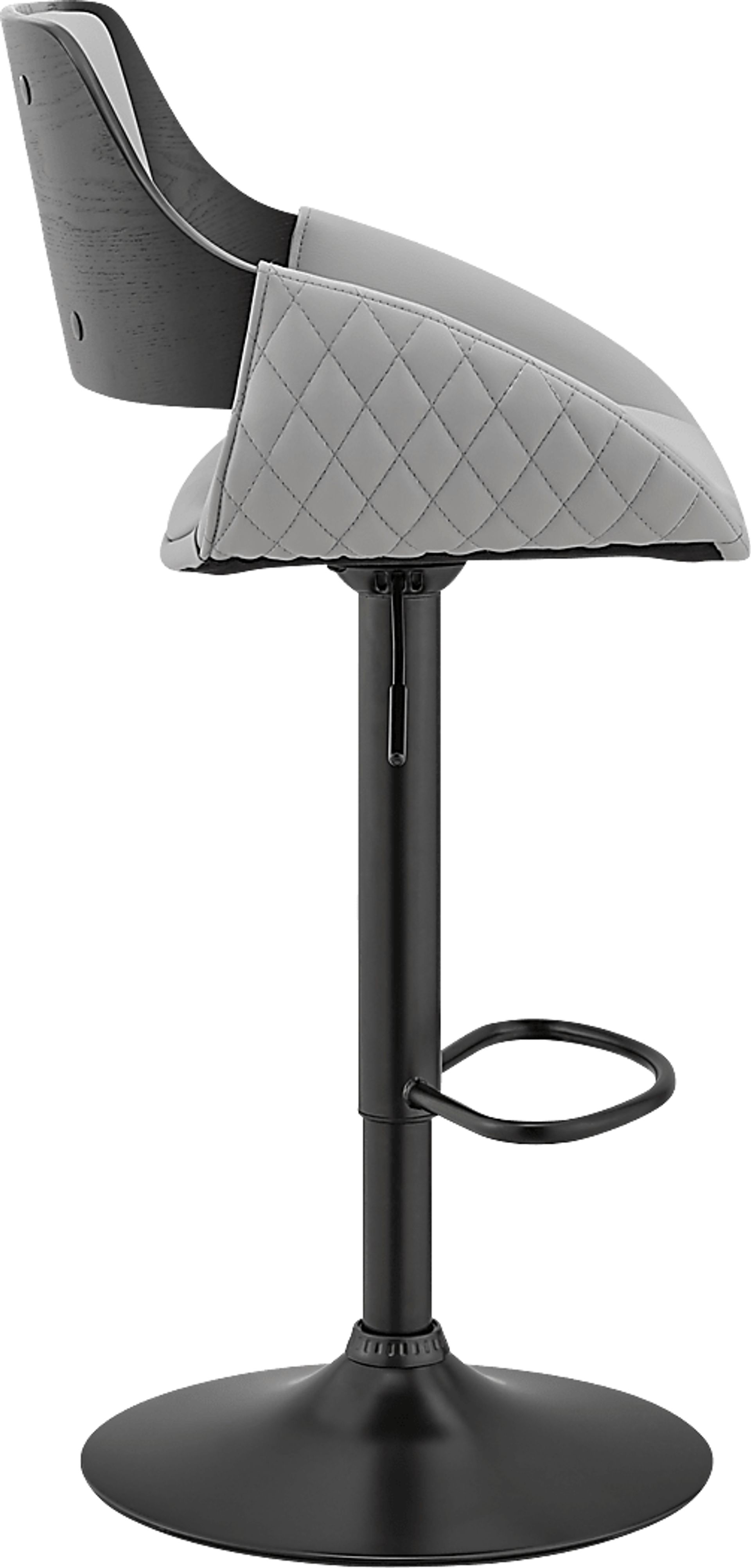 Roshana Gray Adjustable Barstool - Image 4