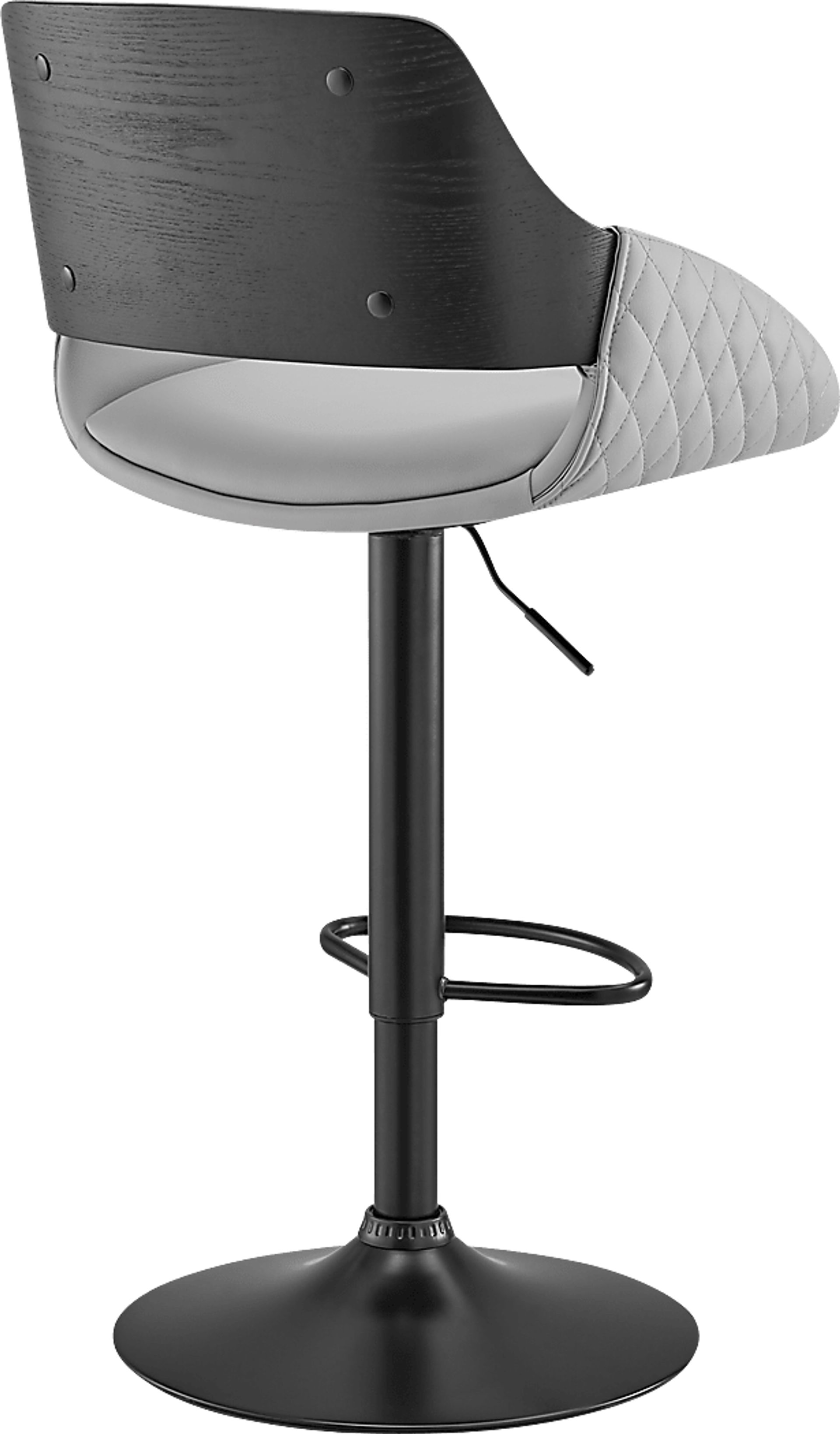 Roshana Gray Adjustable Barstool - Image 5