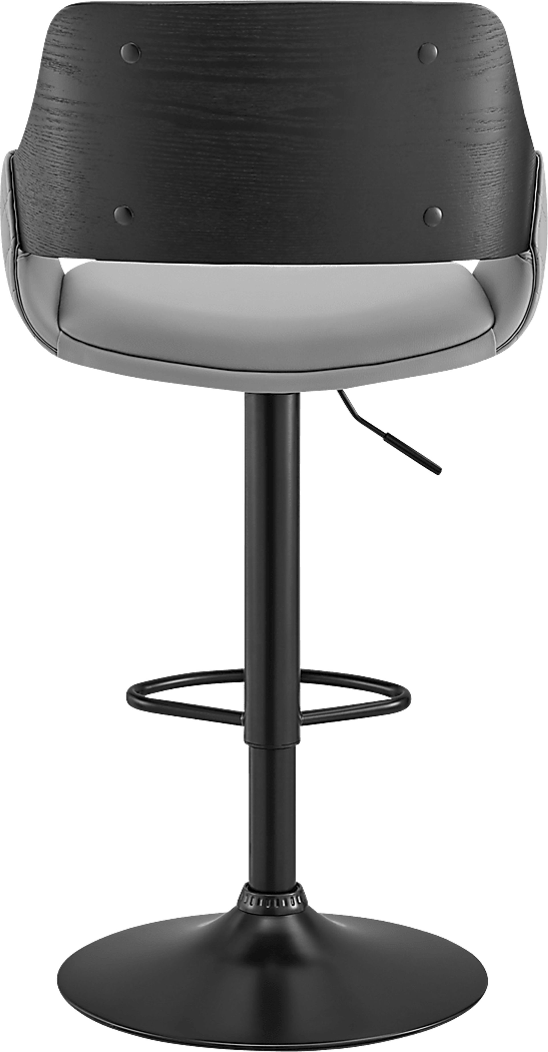 Roshana Gray Adjustable Barstool - Image 6