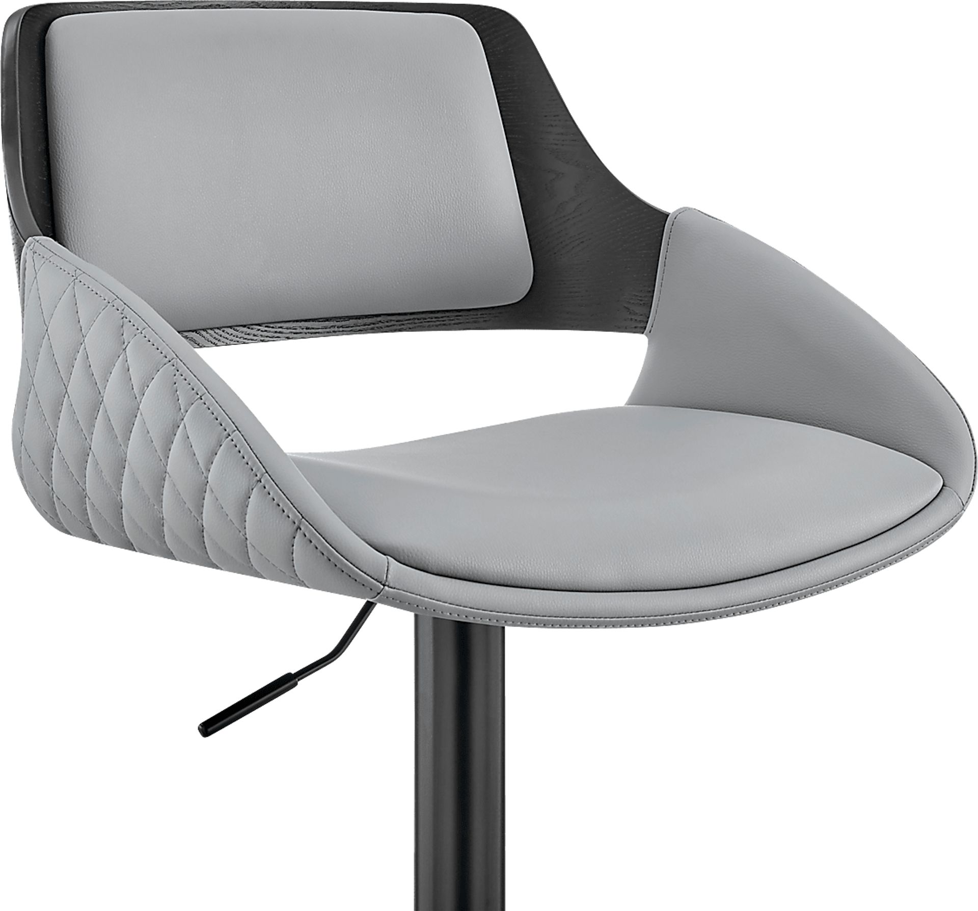 Roshana Gray Adjustable Barstool - Image 7