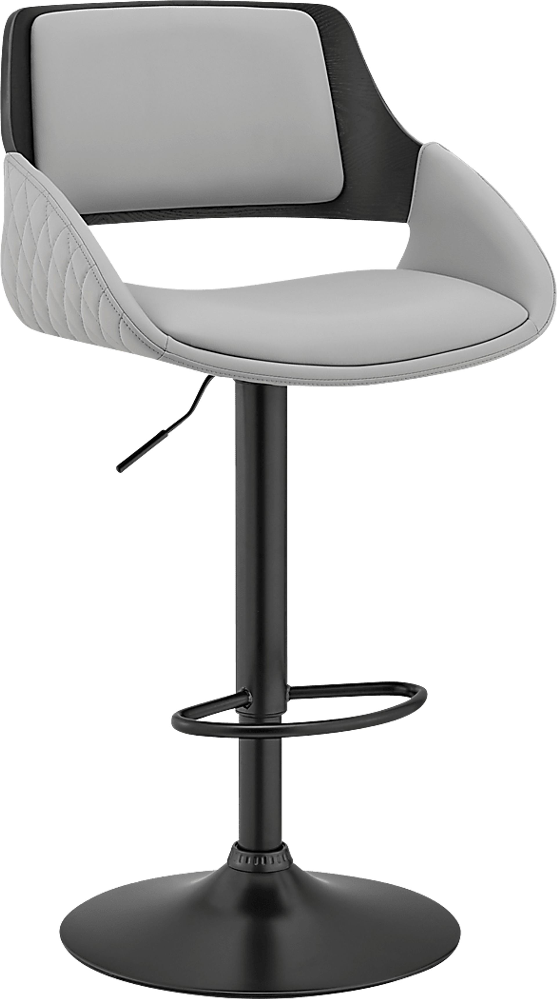 Roshana Gray Adjustable Barstool - Image 1