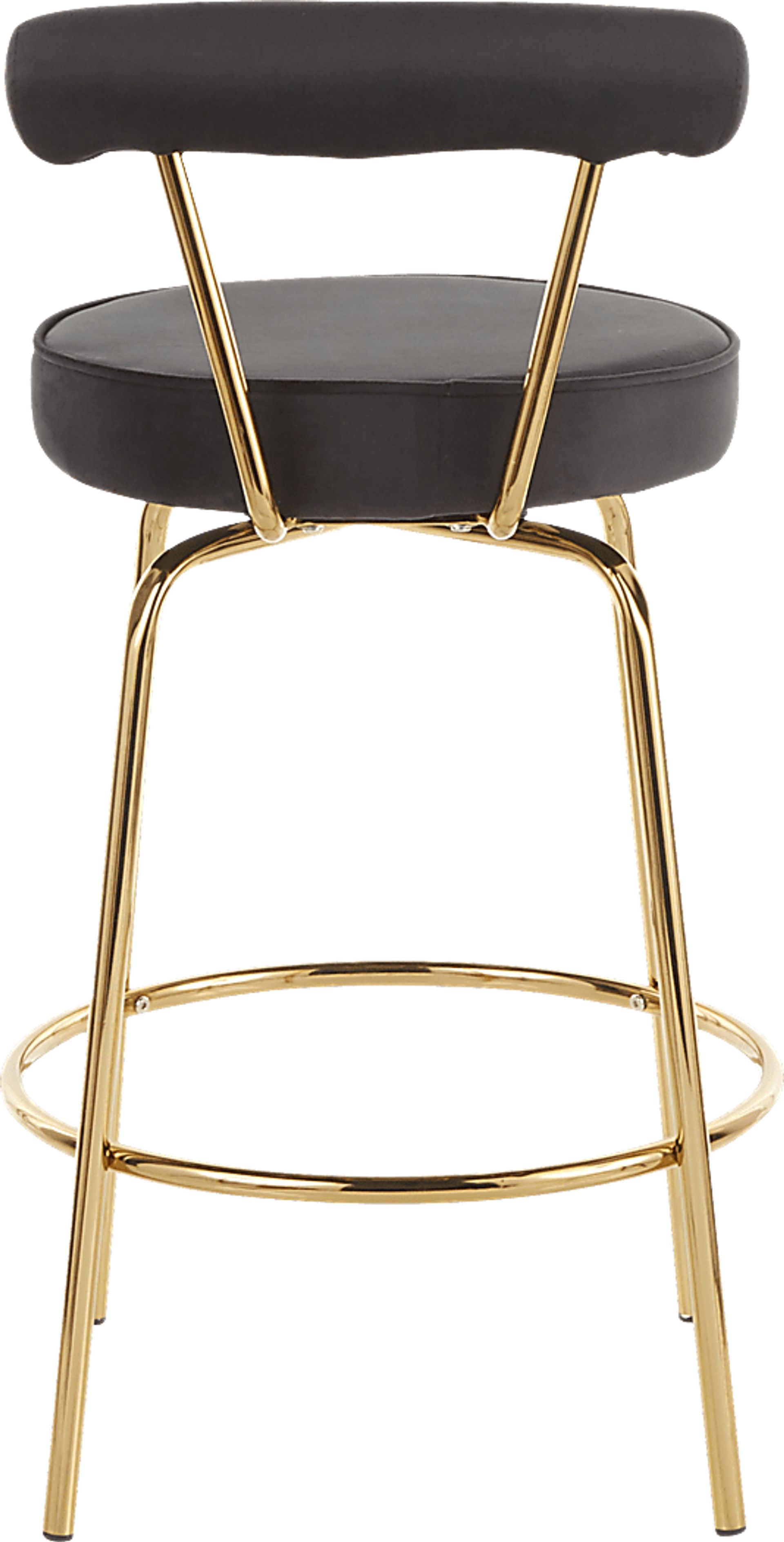 Rosiere Black Counter Height Stool, Set of 2 - Image 5