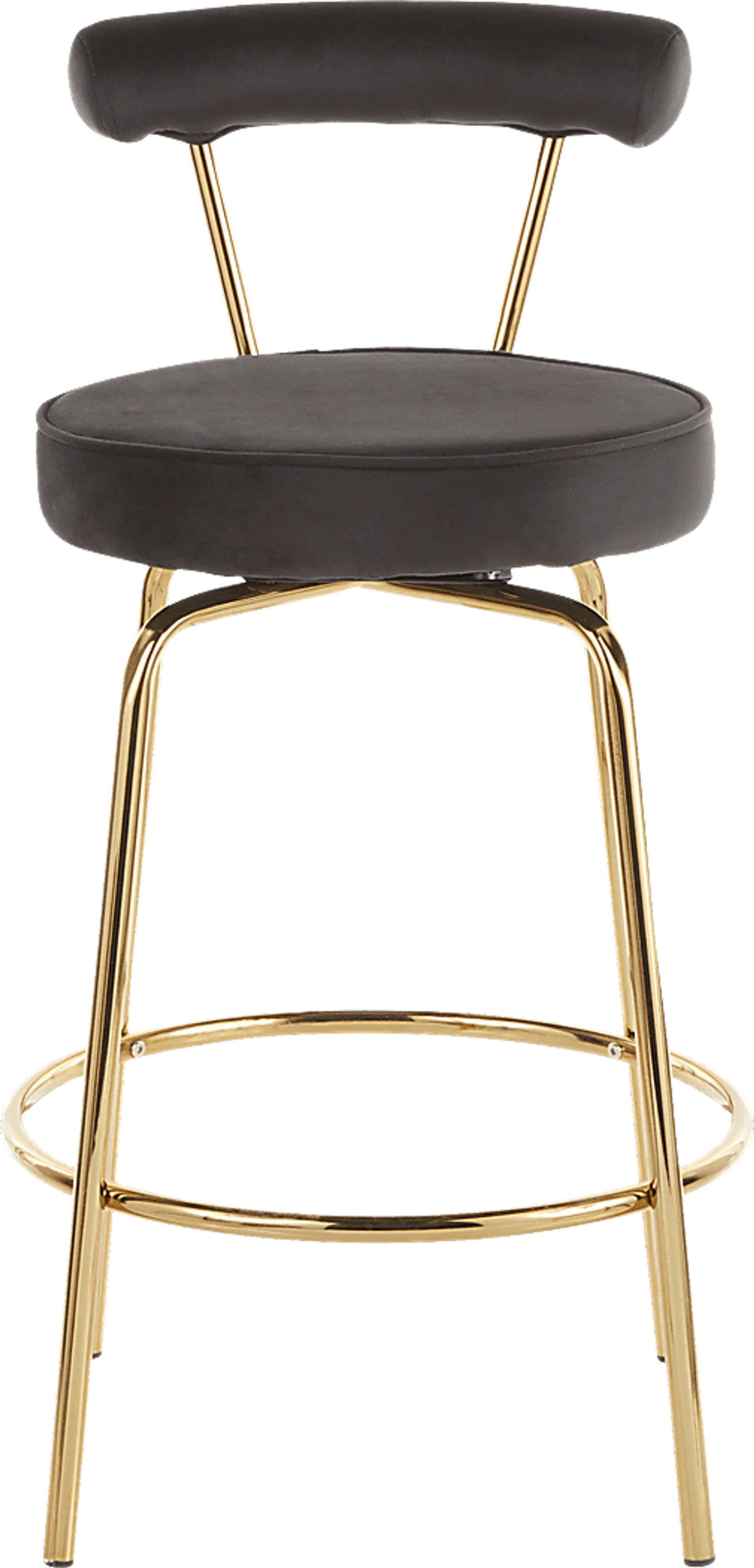 Rosiere Black Counter Height Stool, Set of 2 - Image 6