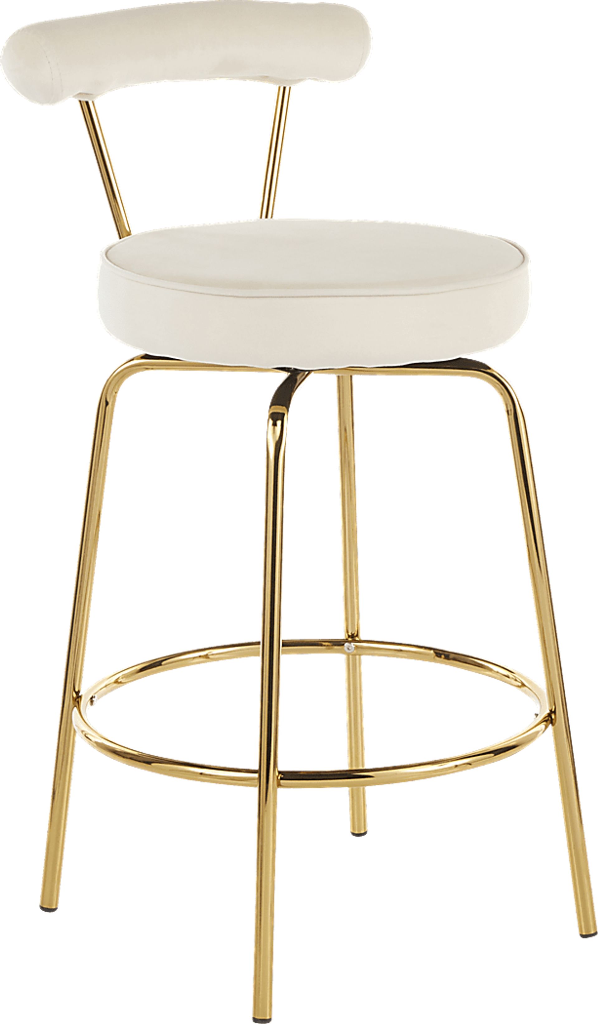 Rosiere Cream Counter Height Stool, Set of 2 - Image 2