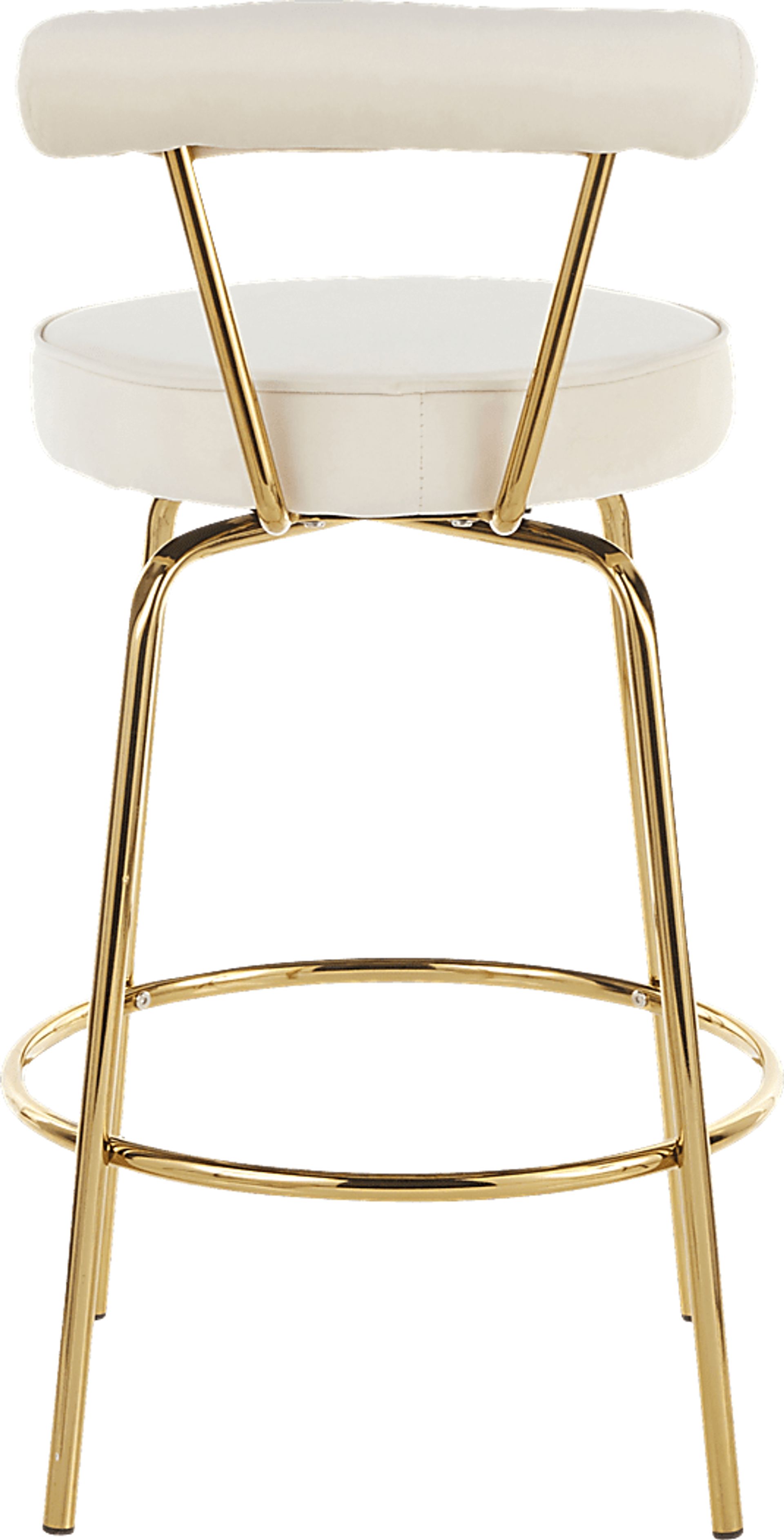 Rosiere Cream Counter Height Stool, Set of 2 - Image 5