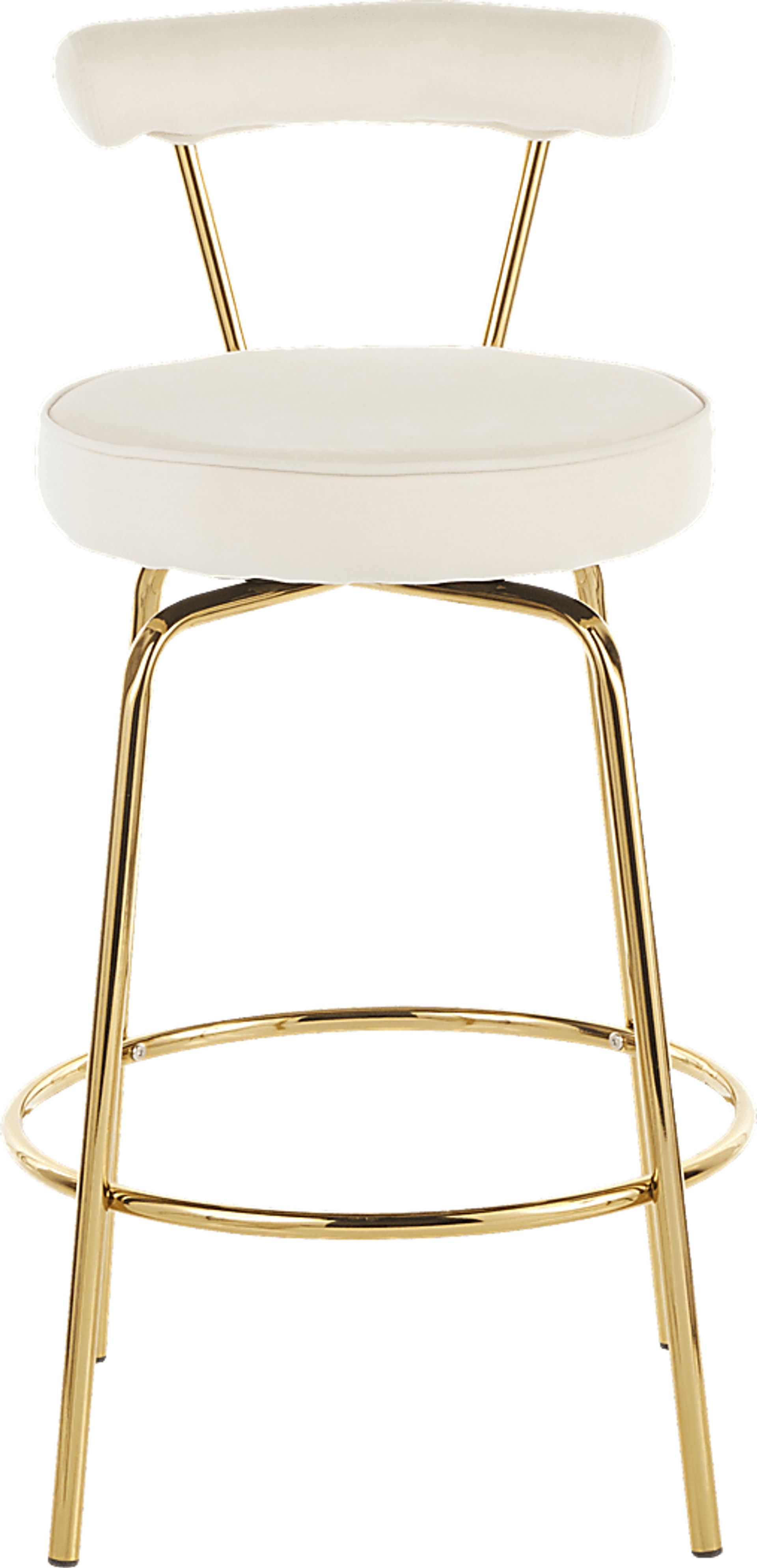 Rosiere Cream Counter Height Stool, Set of 2 - Image 6
