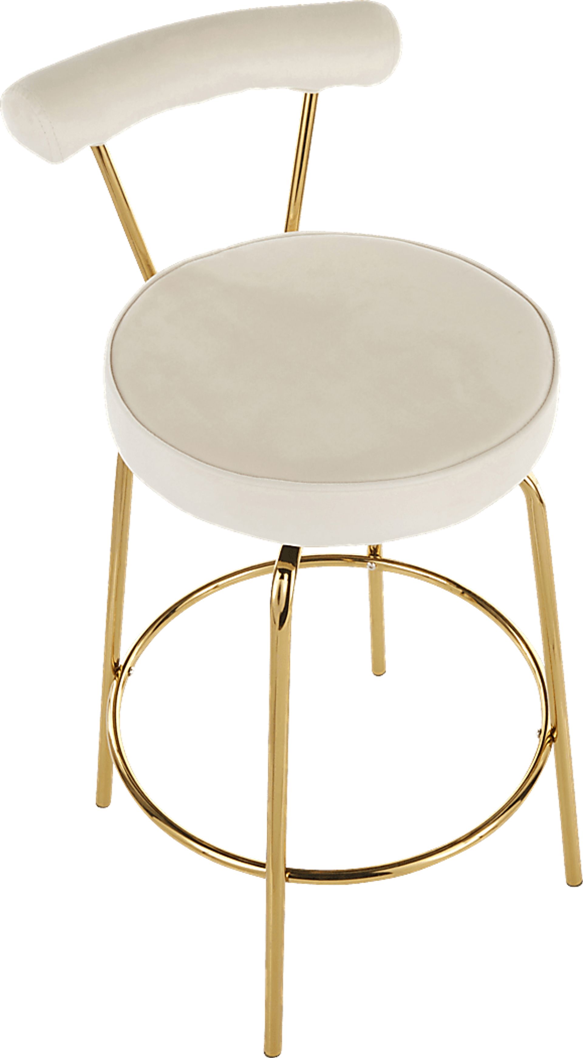 Rosiere Cream Counter Height Stool, Set of 2 - Image 7