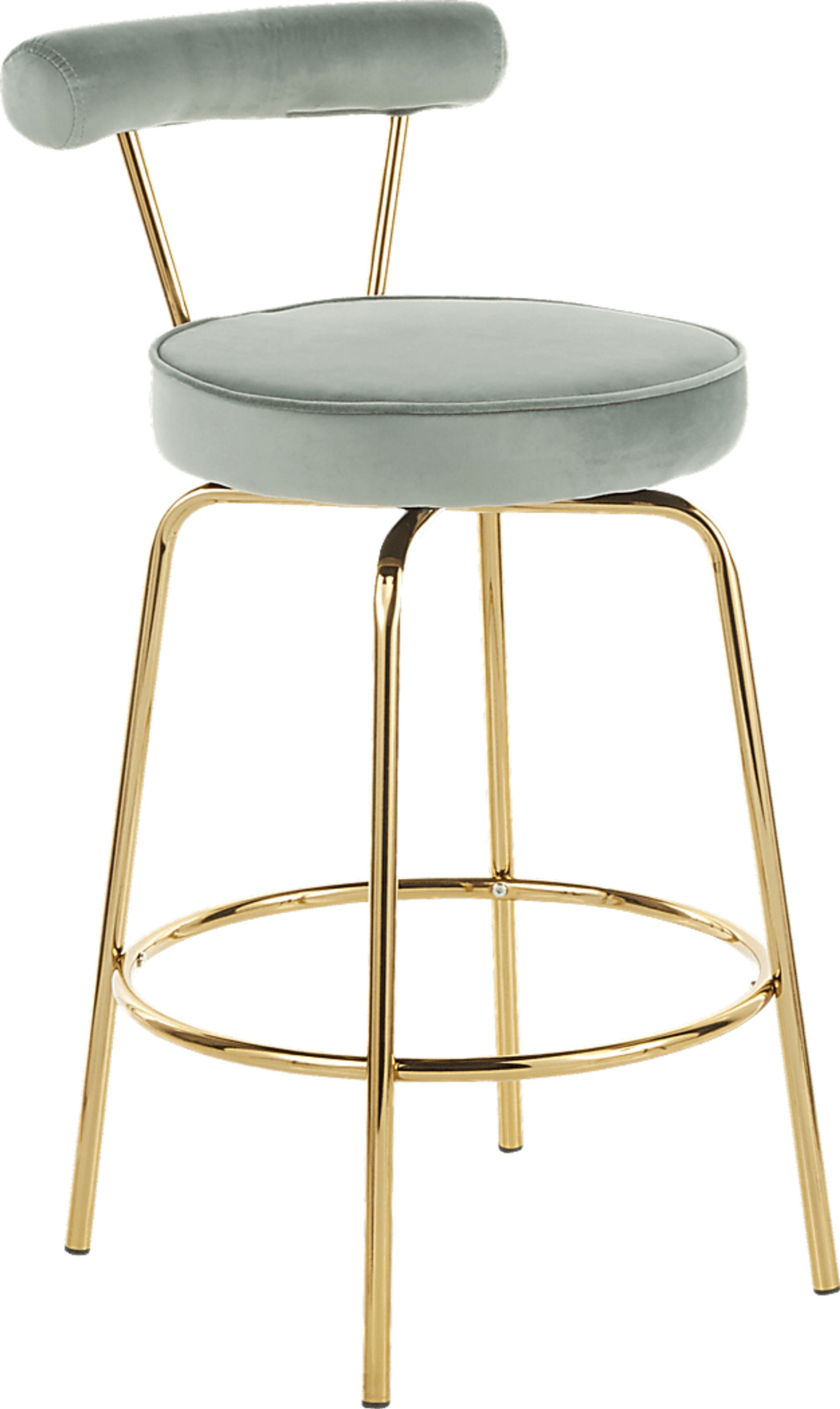 Rosiere Green Counter Height Stool, Set of 2 - Image 2