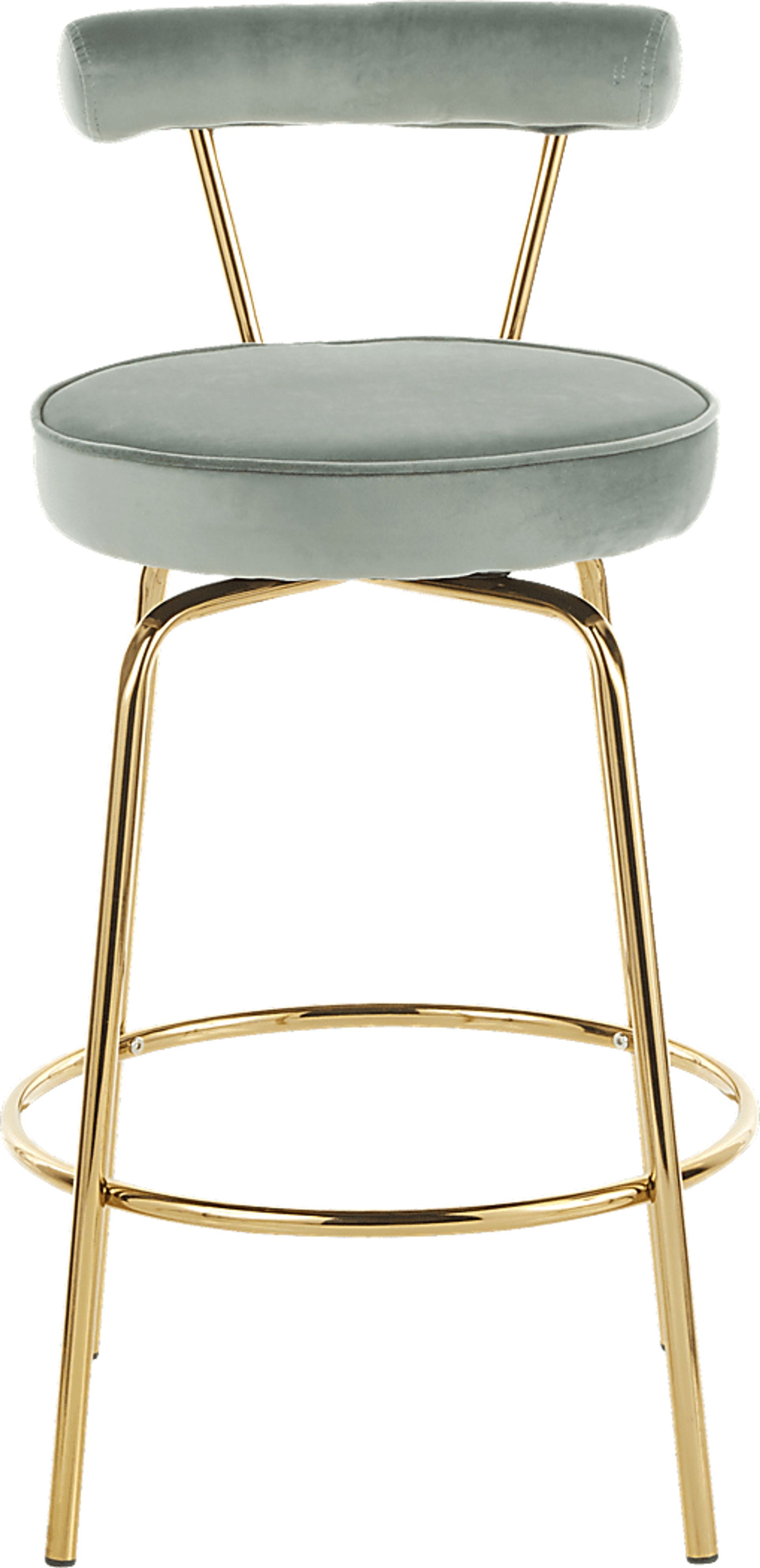 Rosiere Green Counter Height Stool, Set of 2 - Image 6