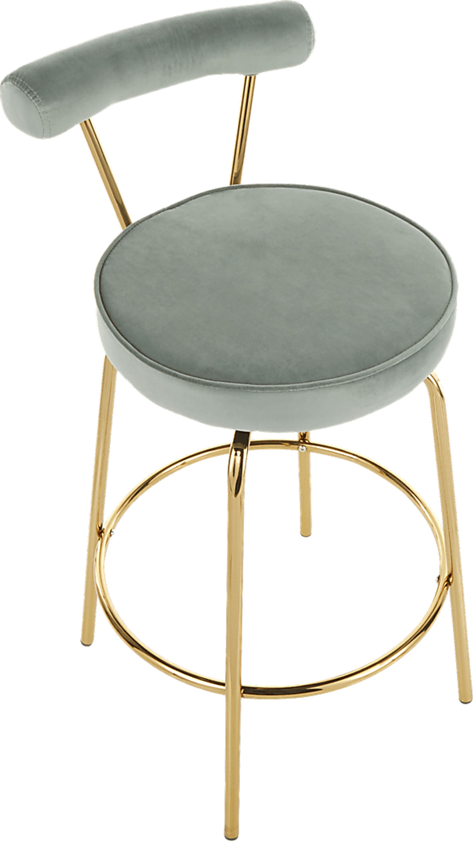 Rosiere Green Counter Height Stool, Set of 2 - Image 7