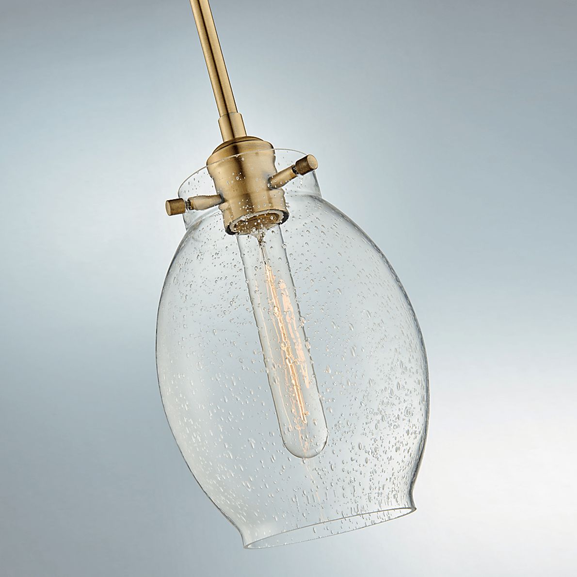Roslyn Road Brass Pendant