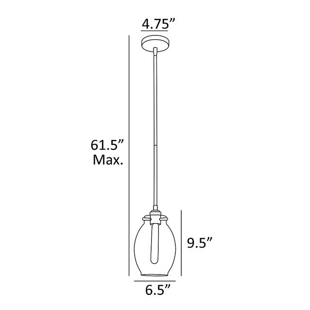 Roslyn Road Brass Pendant - Thumbnail - Image 4