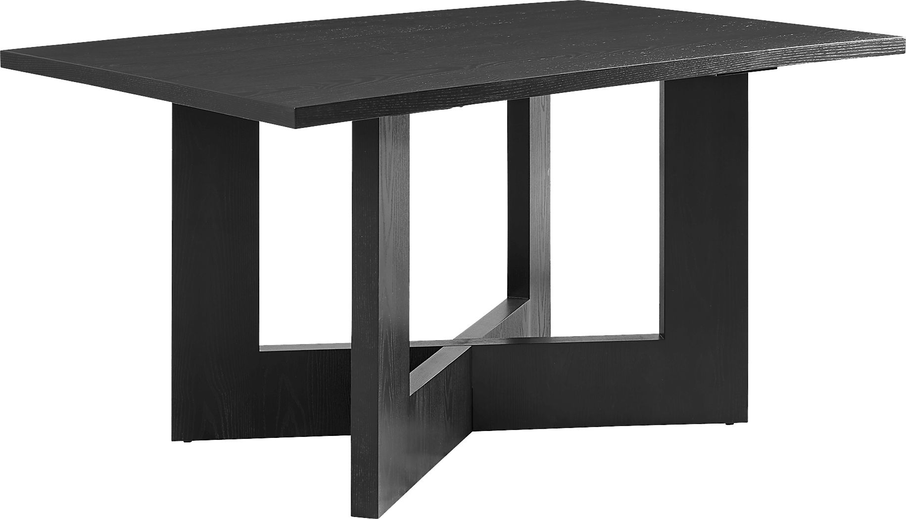 Rosolli Black Rectangular Dining Table