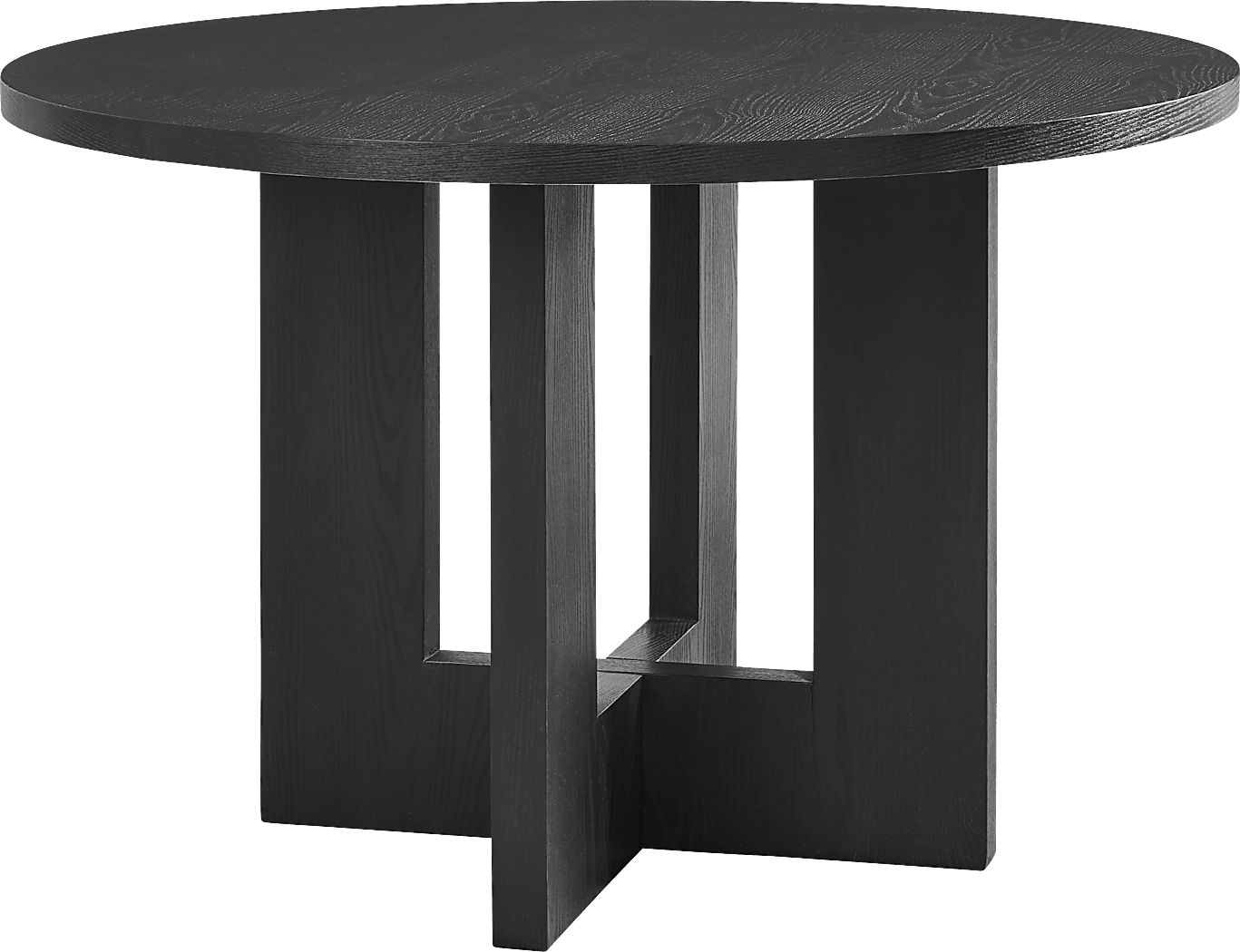 Rosolli Black Round Dining Table
