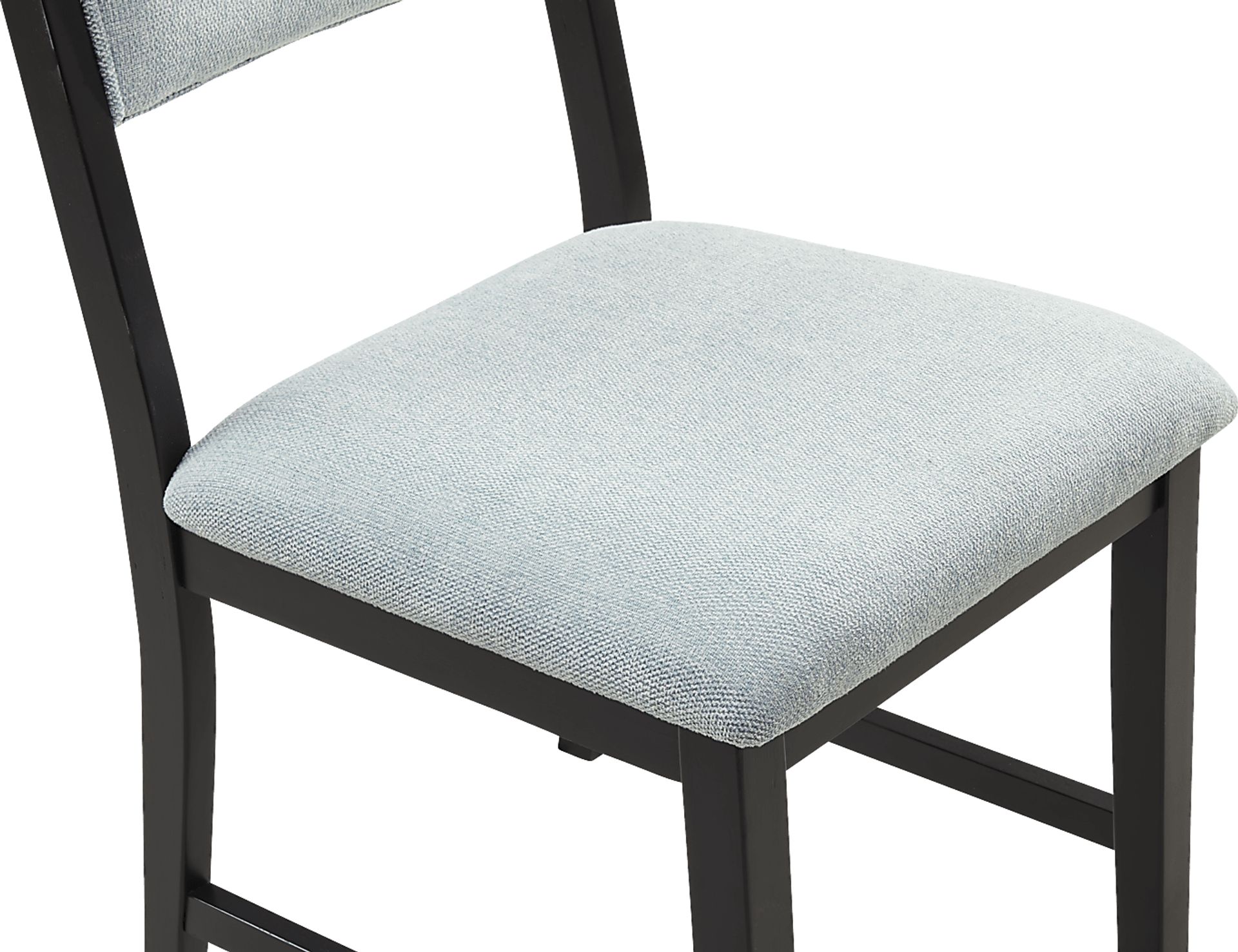 Rosolli Blue Side Chair with Black Legs - Image 3