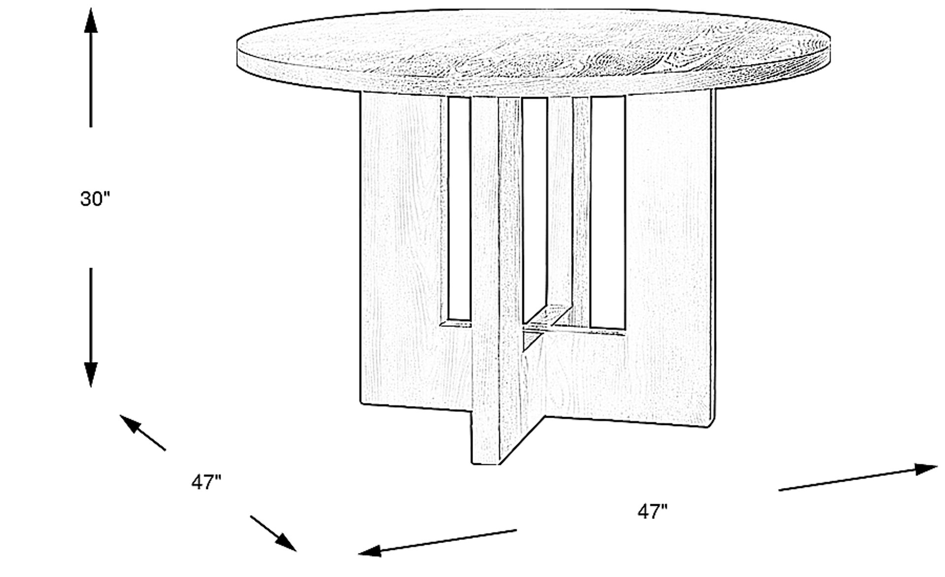 Dimension Image. Please refer to the Dimension Tab on this page for dimension details.