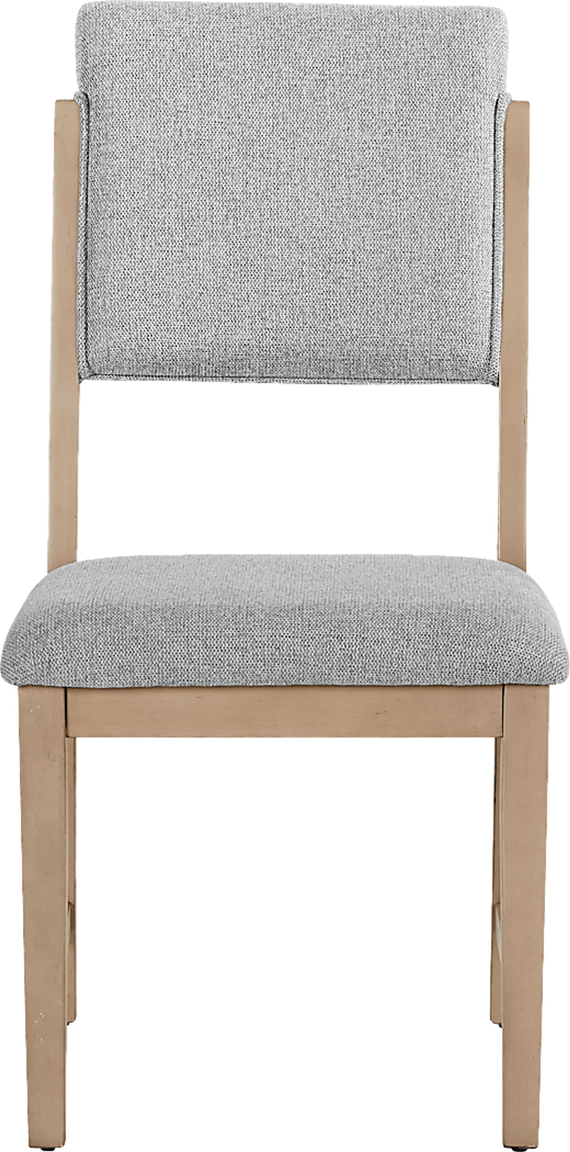 Rosolli Gray 5 Pc Round Dining Room with Gray Upholstered Chairs - Image 6