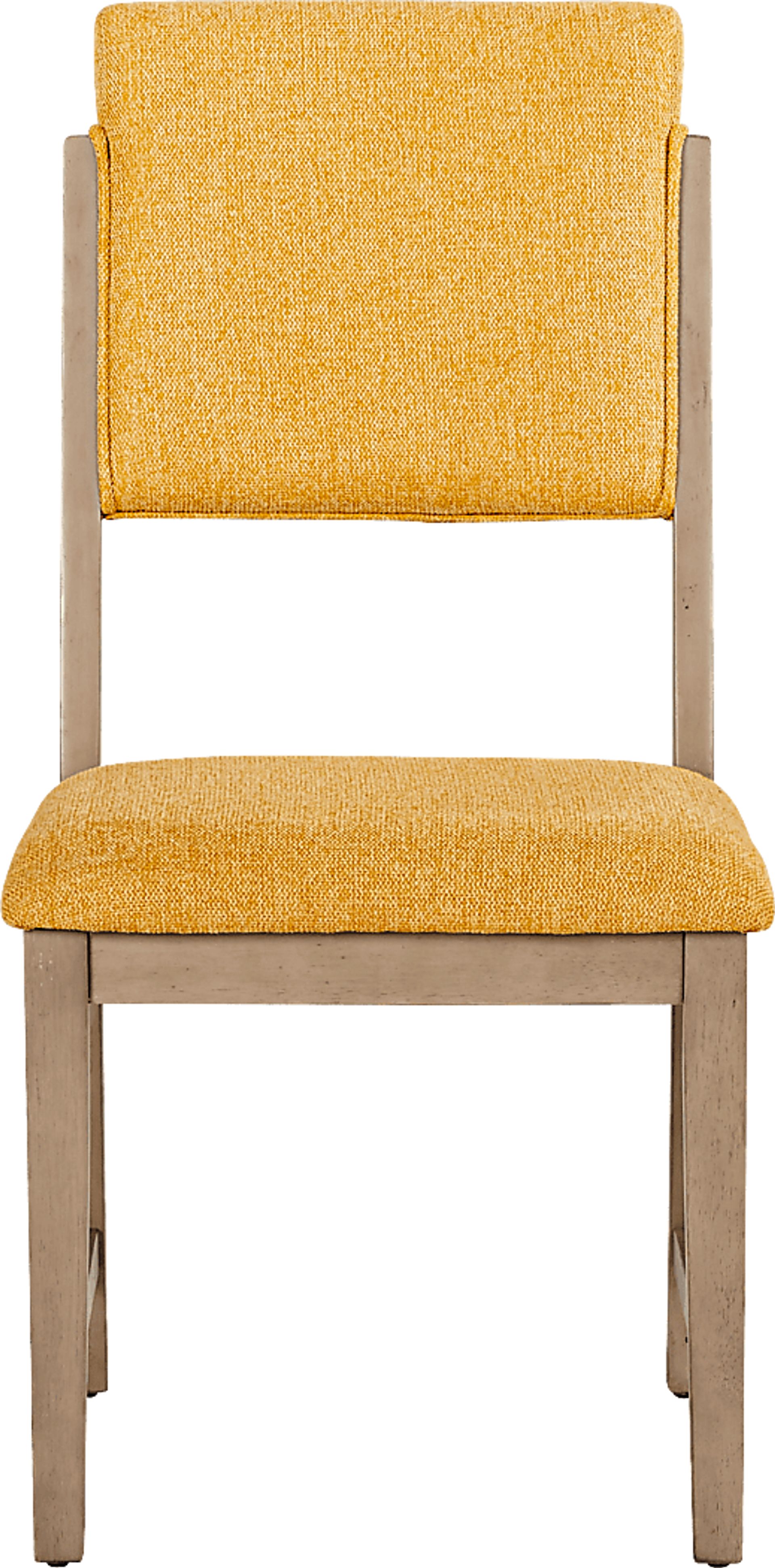 Rosolli Maize Side Chair with Gray Legs - Image 2