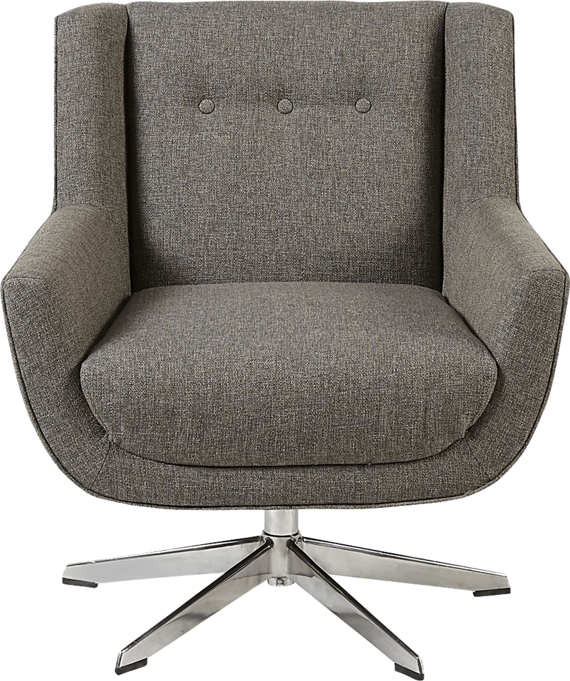 Rossello Brown Accent Swivel Chair - Image 2