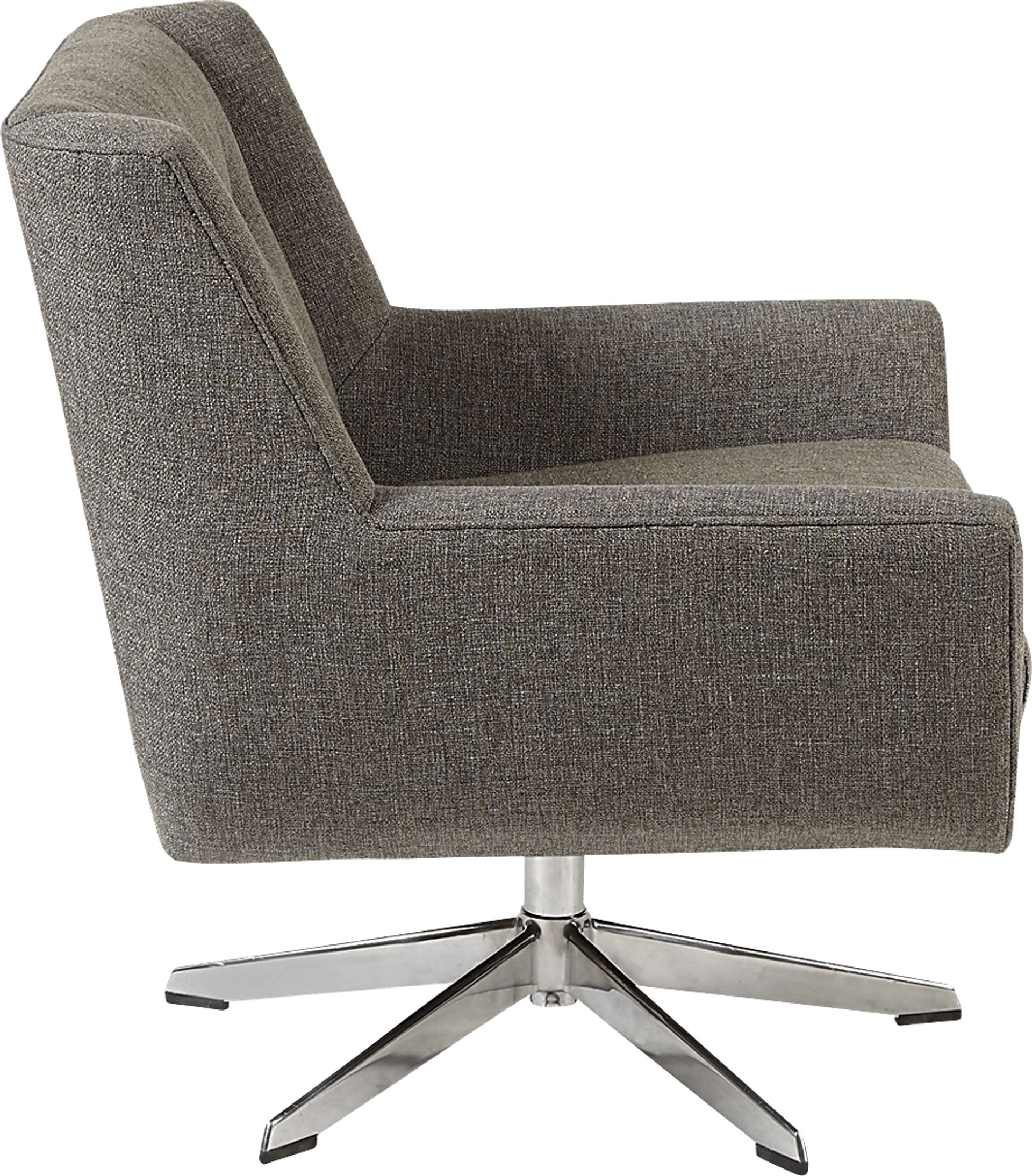 Rossello Brown Accent Swivel Chair - Image 3