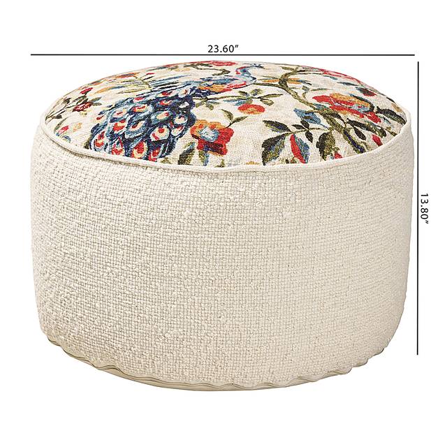 Rosseter Cream Pouf - Thumbnail - Image 6