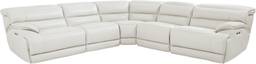 5 pc dual power reclining sectional