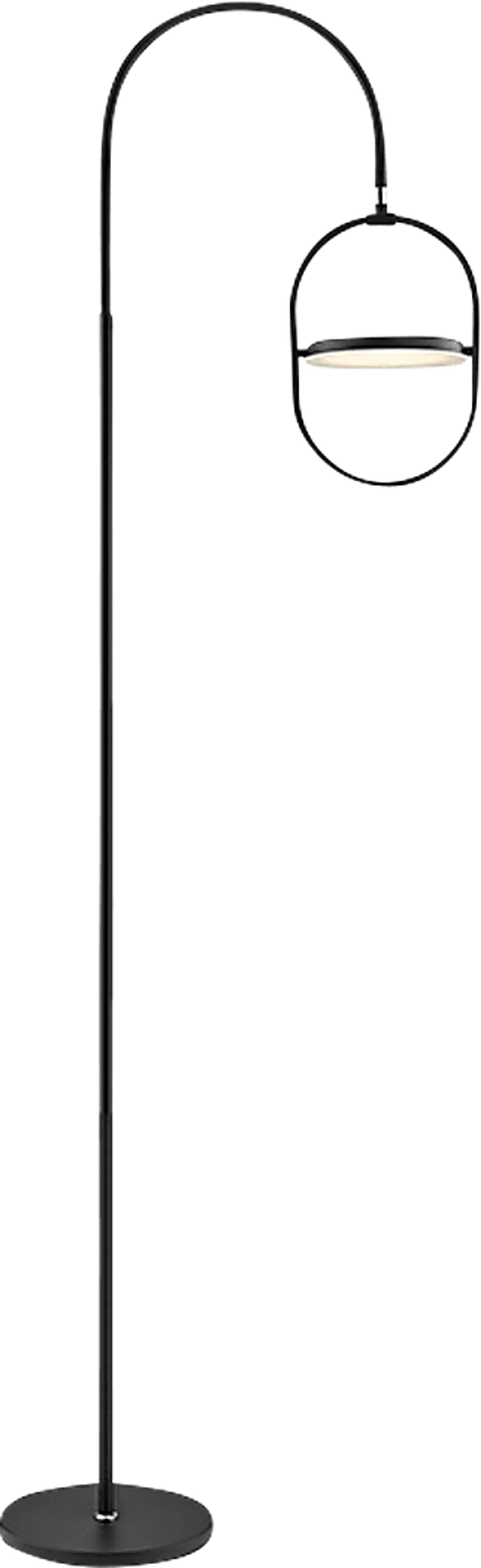 Rossiter Nest Black Floor Lamp - Image 1