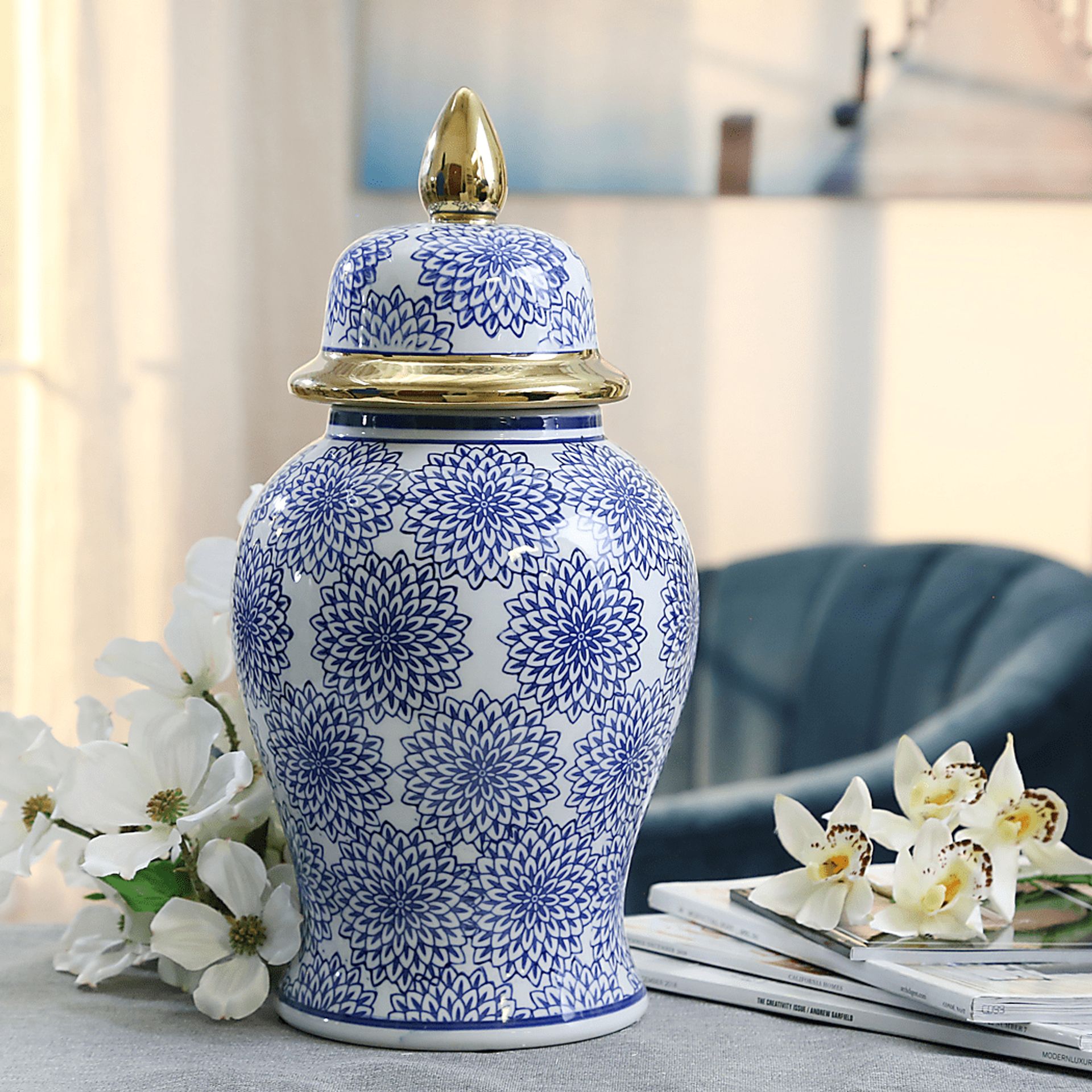 Rossitter Blue Temple Jar - Image 2