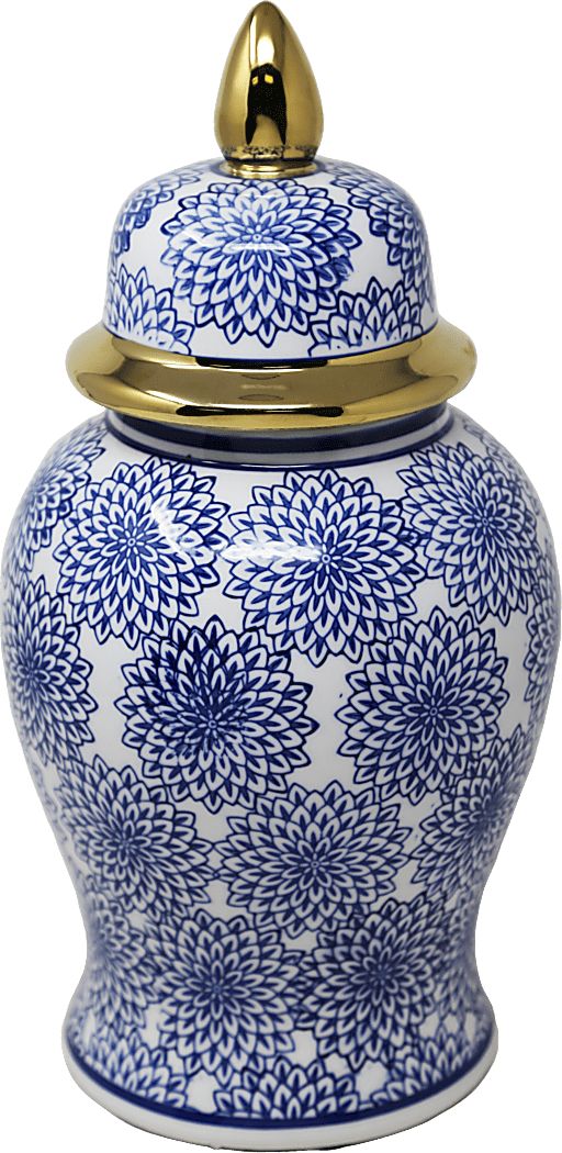 Rossitter Blue Temple Jar
