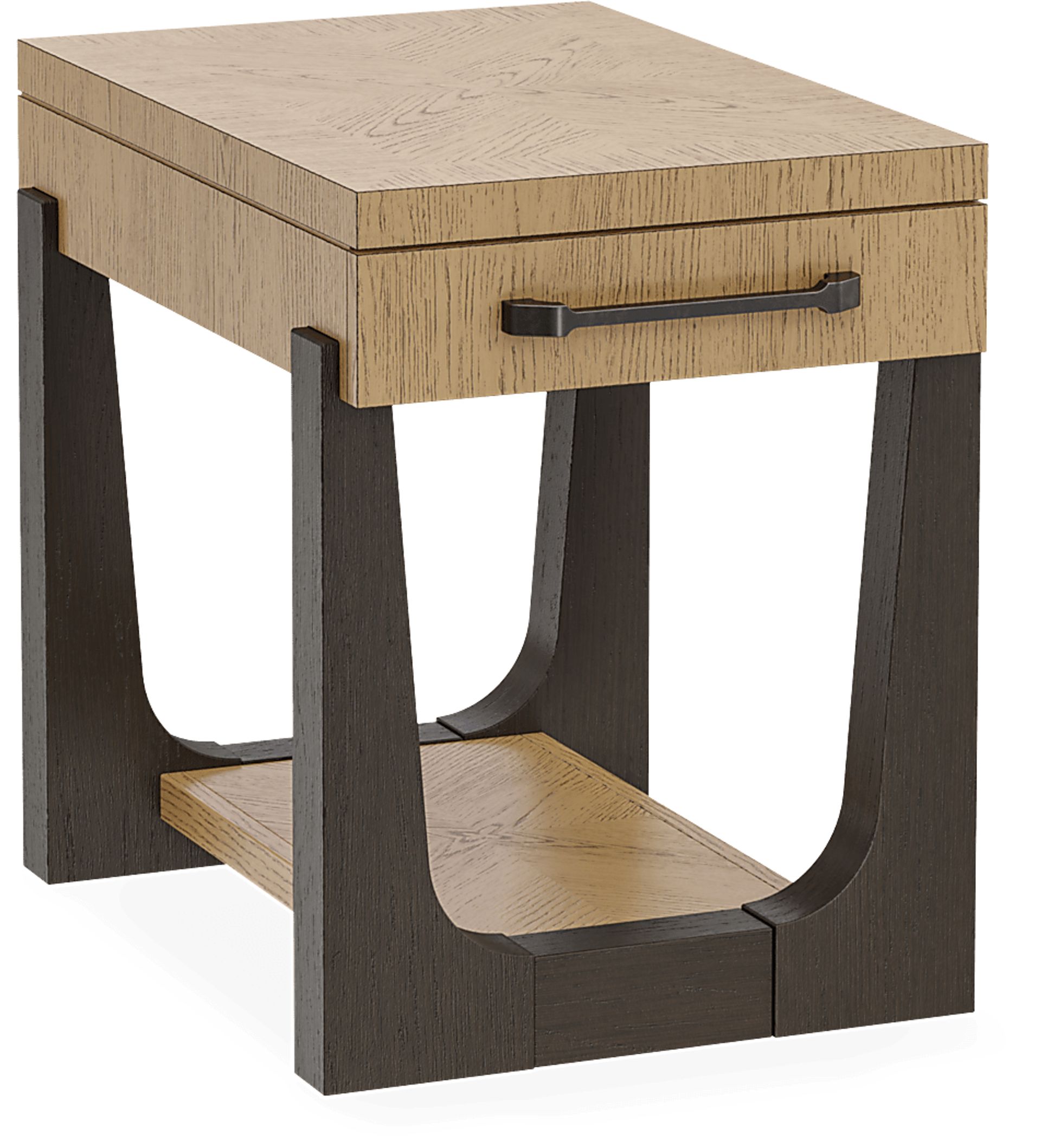 Roth Black Chairside Table - Image 1