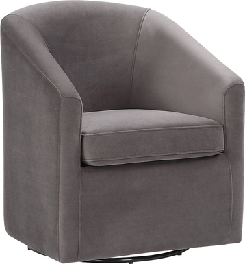 Rothedows Gray Accent Chair
