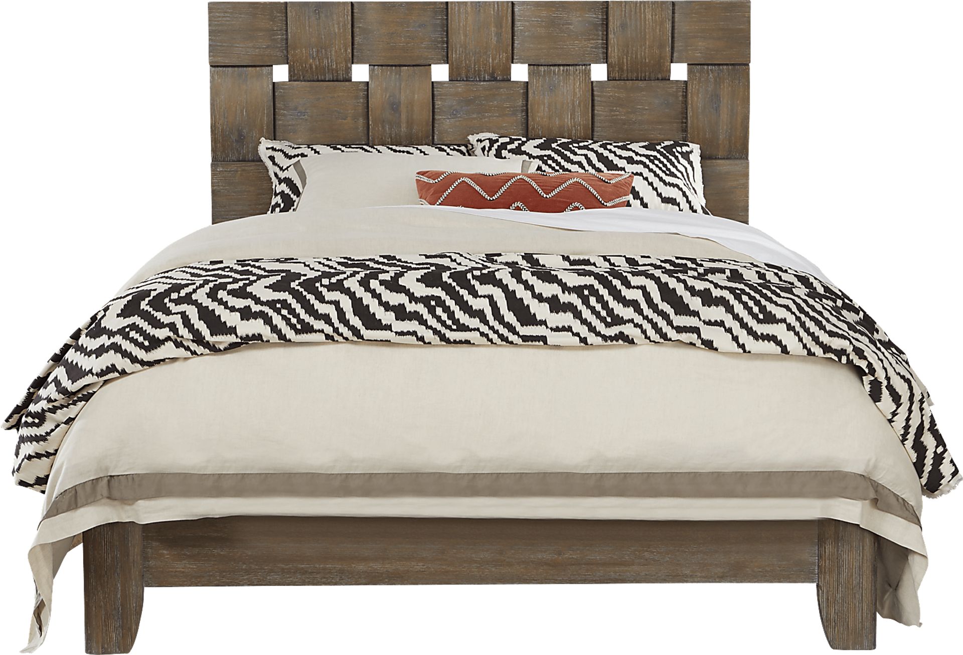 Rothford Place Brown 3 Pc Queen Panel Bed - Image 1
