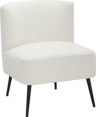 Rothmer White Accent Chair