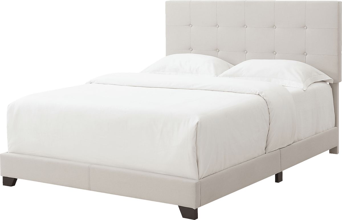 Rottenberry Gray Polyester Fabric King Bed | Rooms to Go