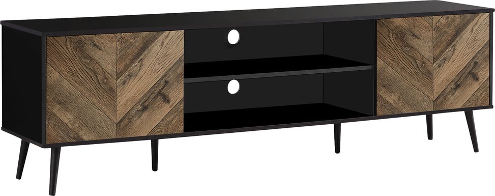 Rougemont Black 72 in. Console