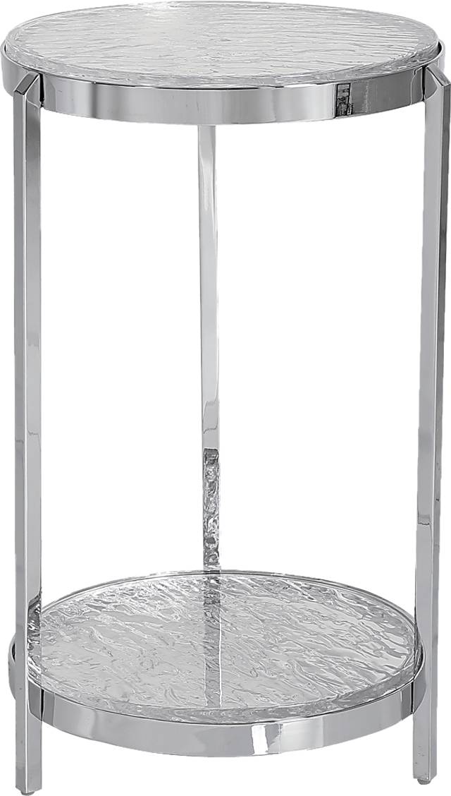 Roundfield Silver Accent Table - Thumbnail - Image 2