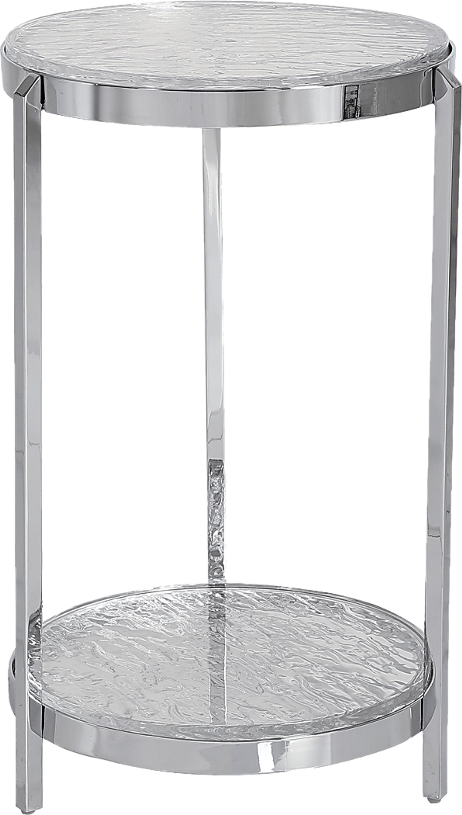 Roundfield Silver Accent Table - Image 2