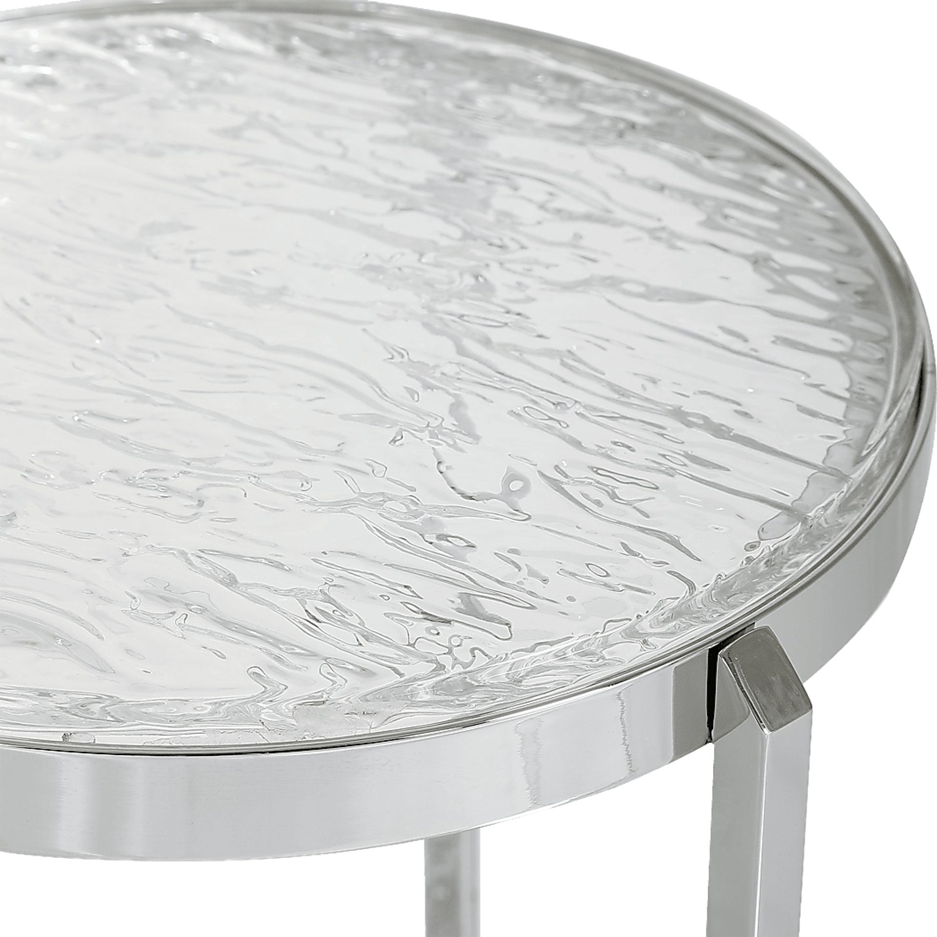 Roundfield Silver Accent Table - Image 3