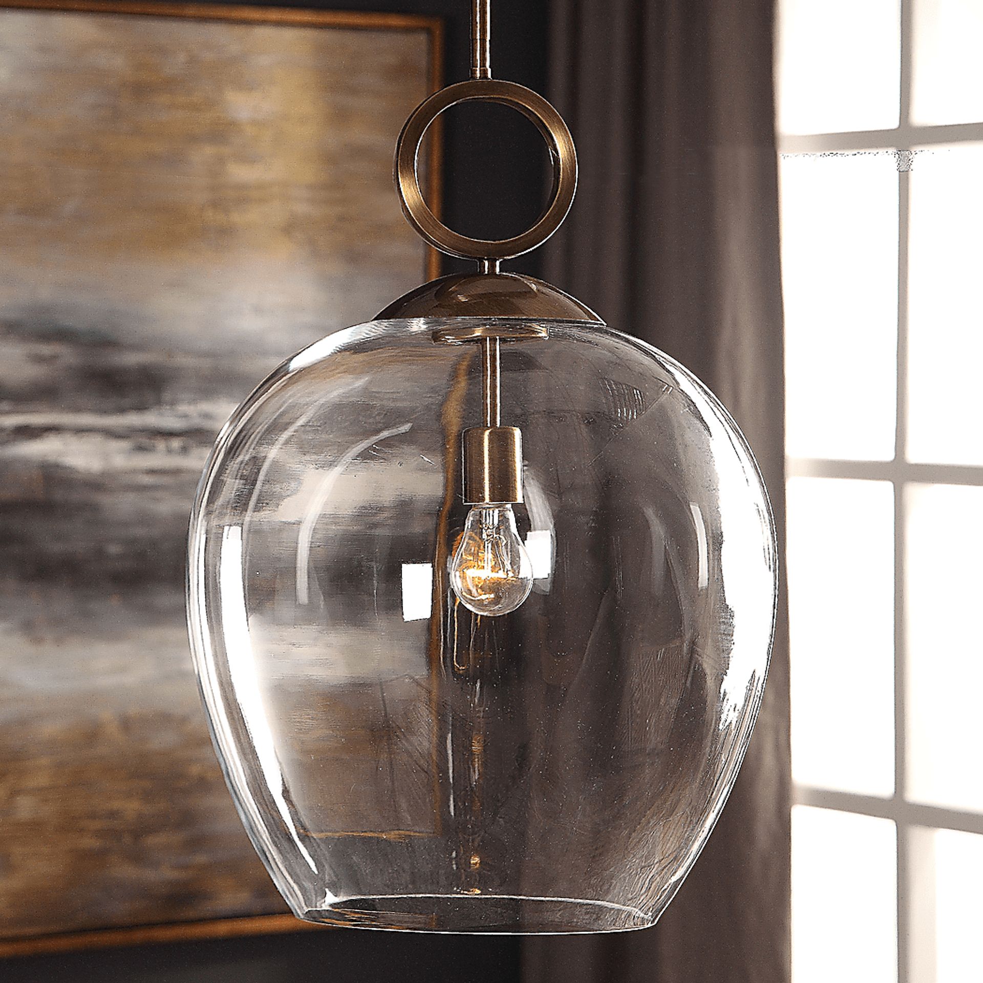 Rovey Brass Chandelier - Image 4