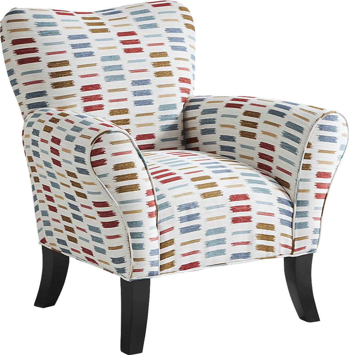 Rowan Beige Polyester Fabric Accent Chair Rooms To Go